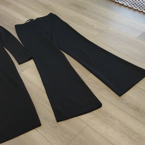 LIMITED TIME OFFER! Indication Black Faux Fur Coatwith Matching Pant - Picture 15 of 17